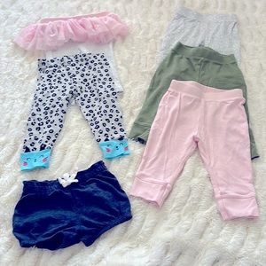 Baby girl bottoms size 6-9 months.